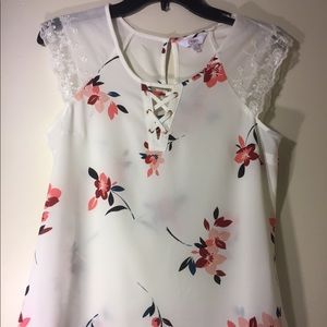 Candie’s Floral Blouse